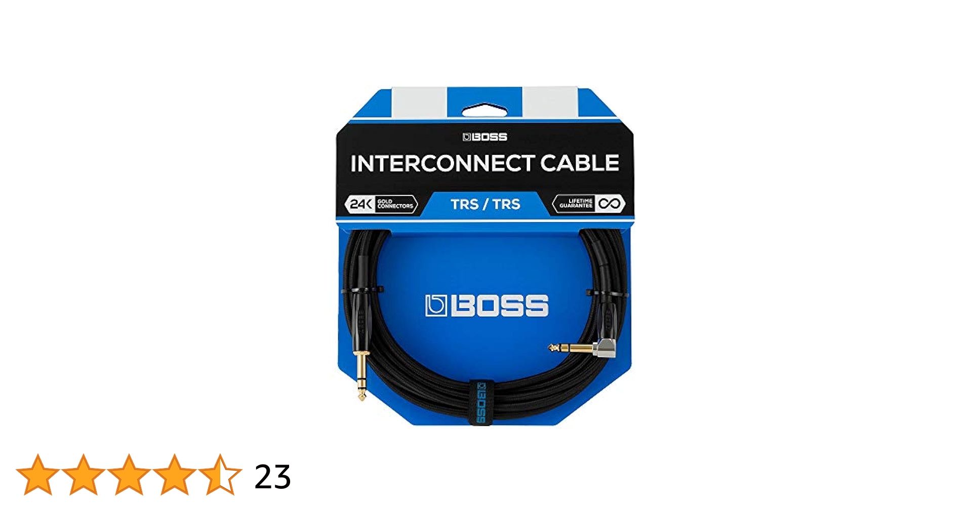 Amazon.co.jp: BOSS ボス TRSケーブル BCC-3-TRA 長さ1m L字型